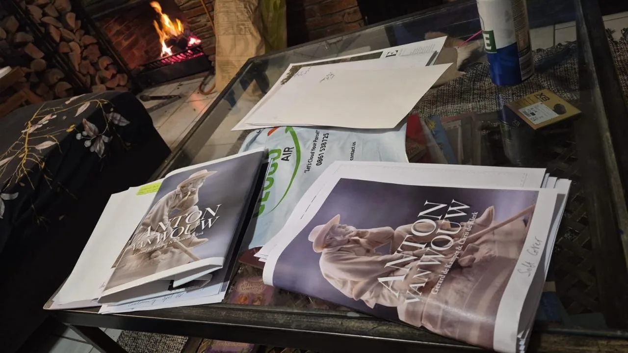 Work in progress on the Anton van Wouw publication